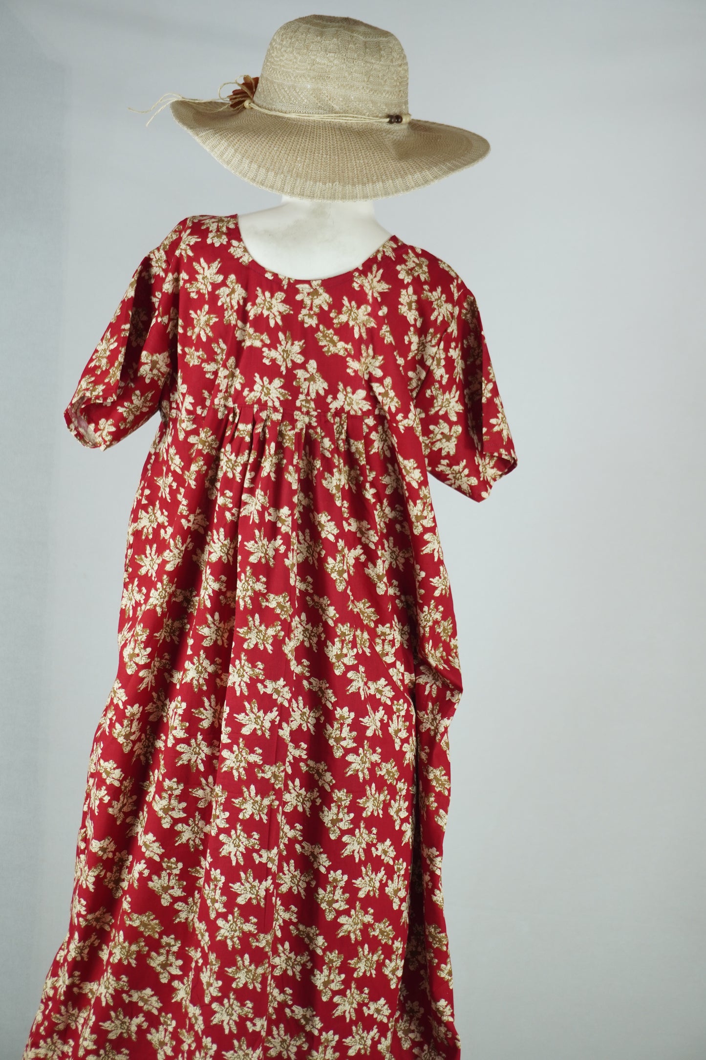 Button cotton nighty