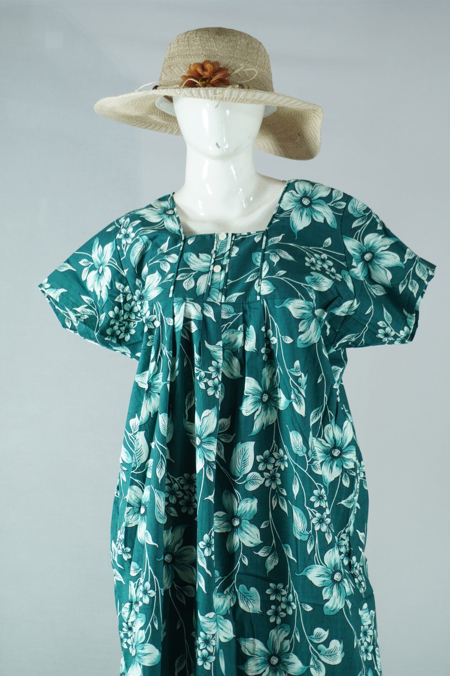 Button cotton nighty