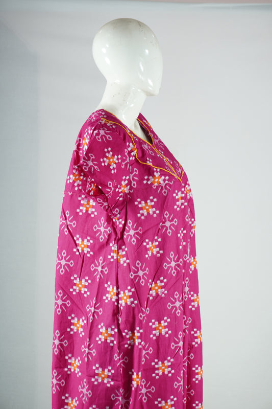 Button cotton nighty