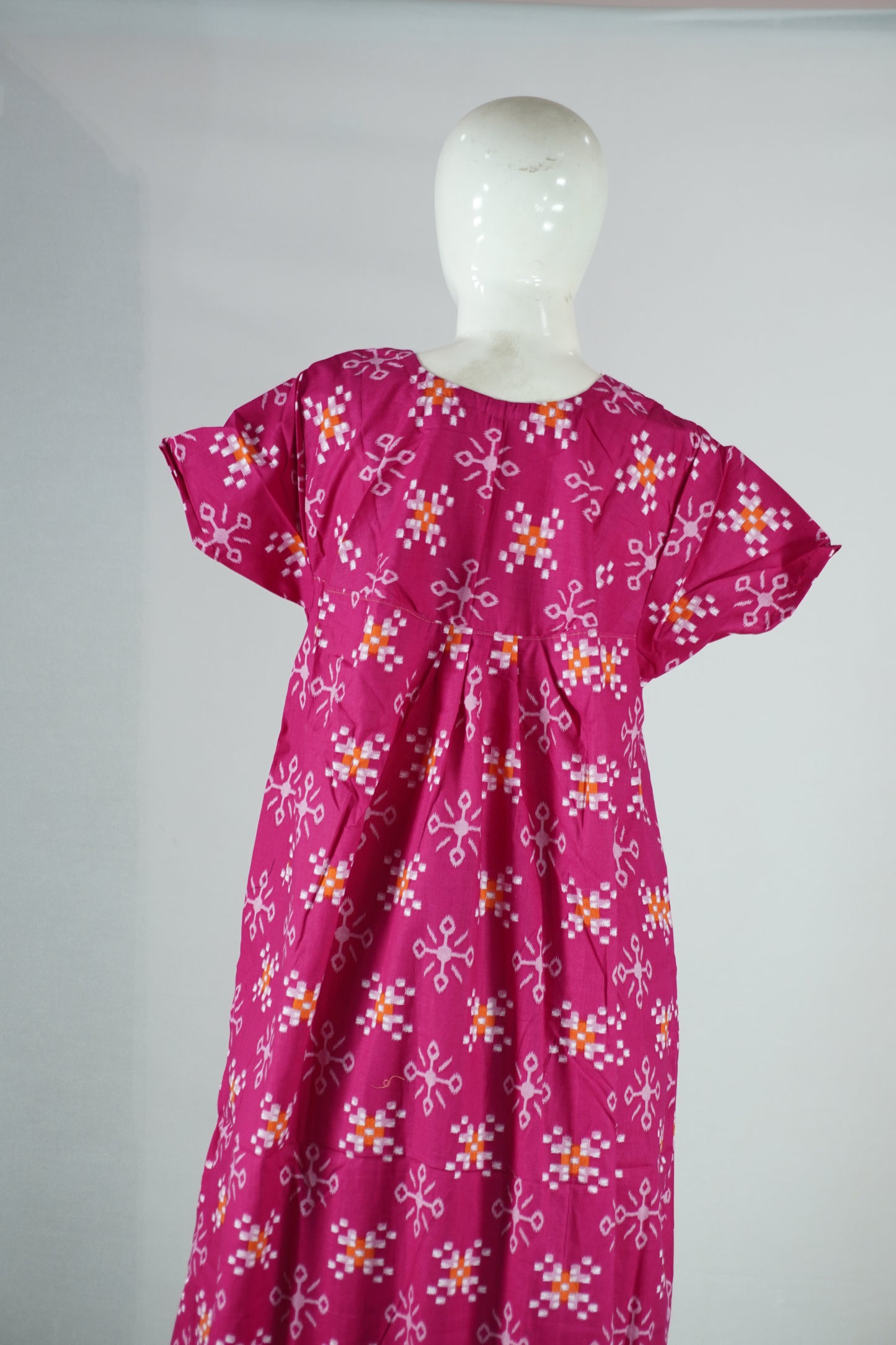 Button cotton nighty