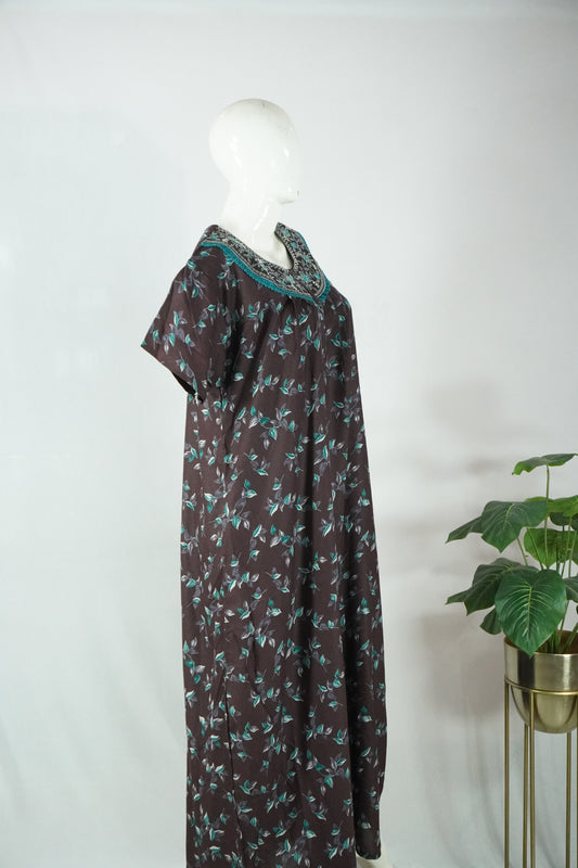 alpine embroidery nighty