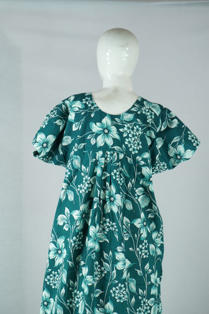 Button cotton nighty