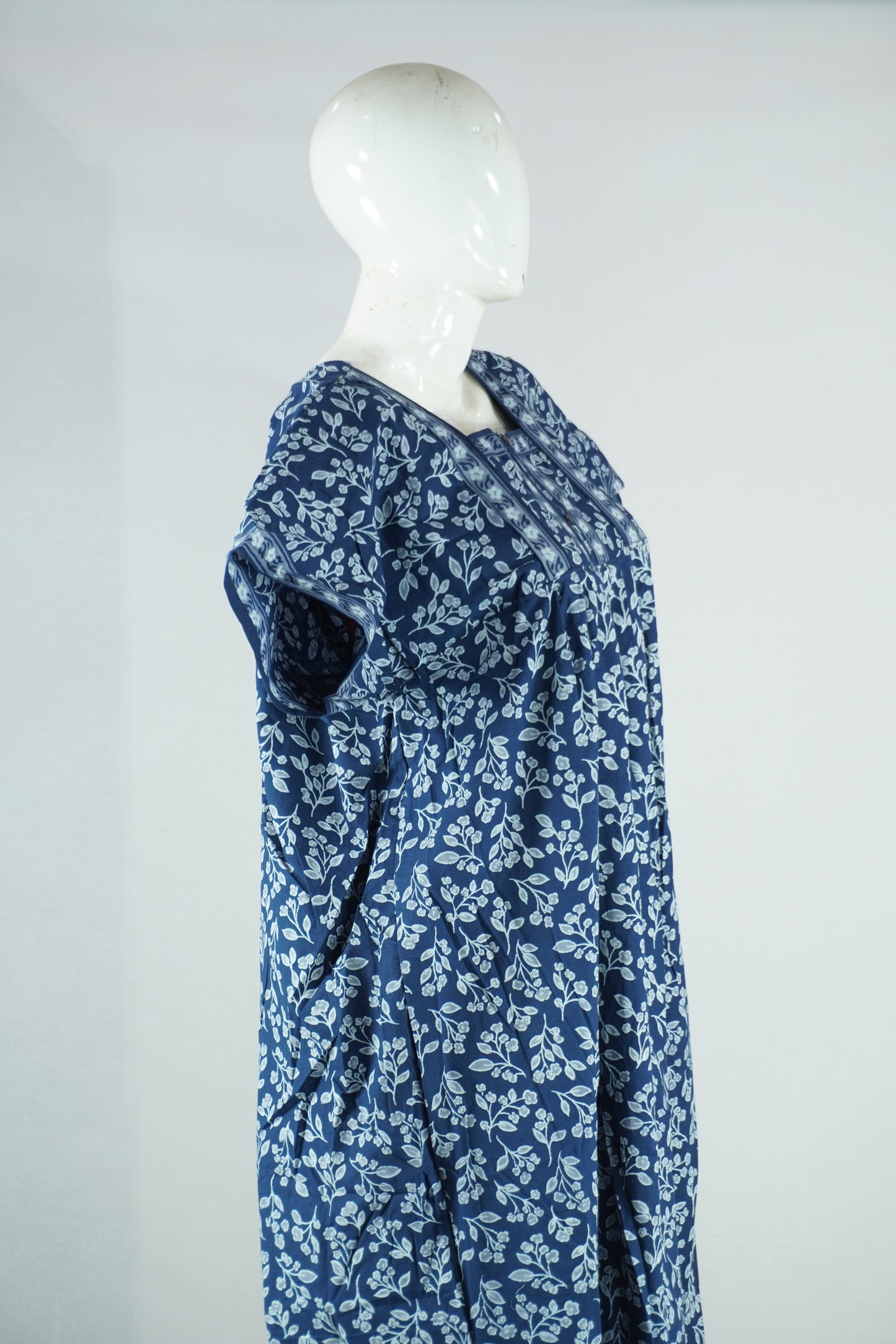 Button cotton nighty