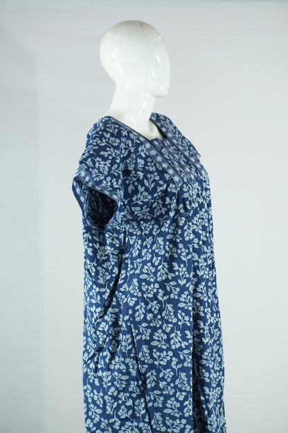 Button cotton nighty