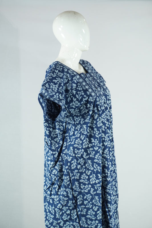 Button cotton nighty