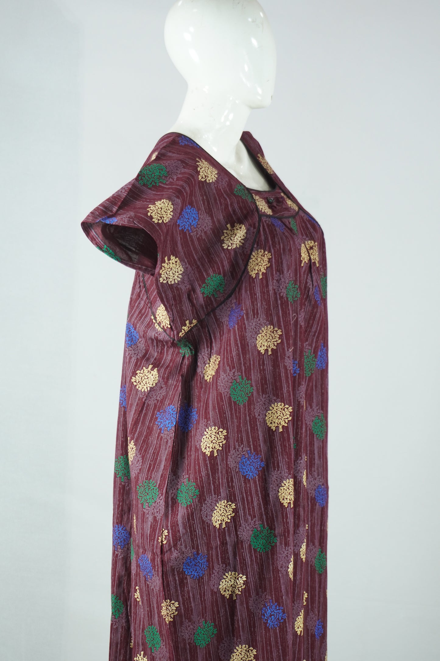 Button cotton nighty