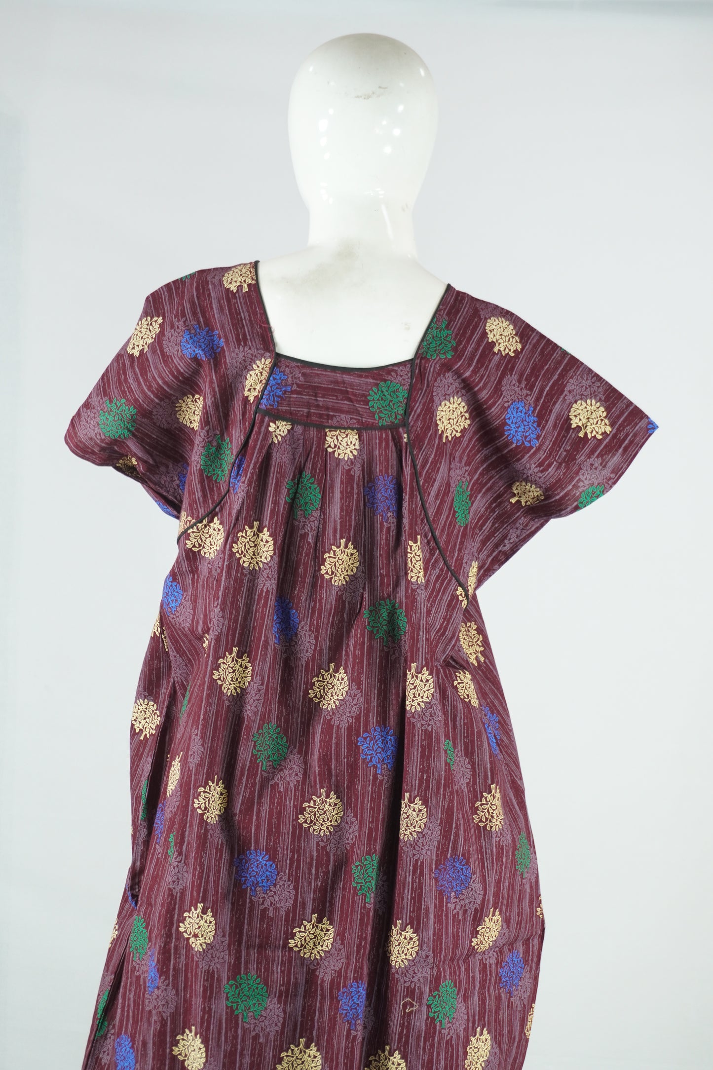 Button cotton nighty