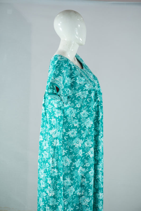 Button cotton nighty