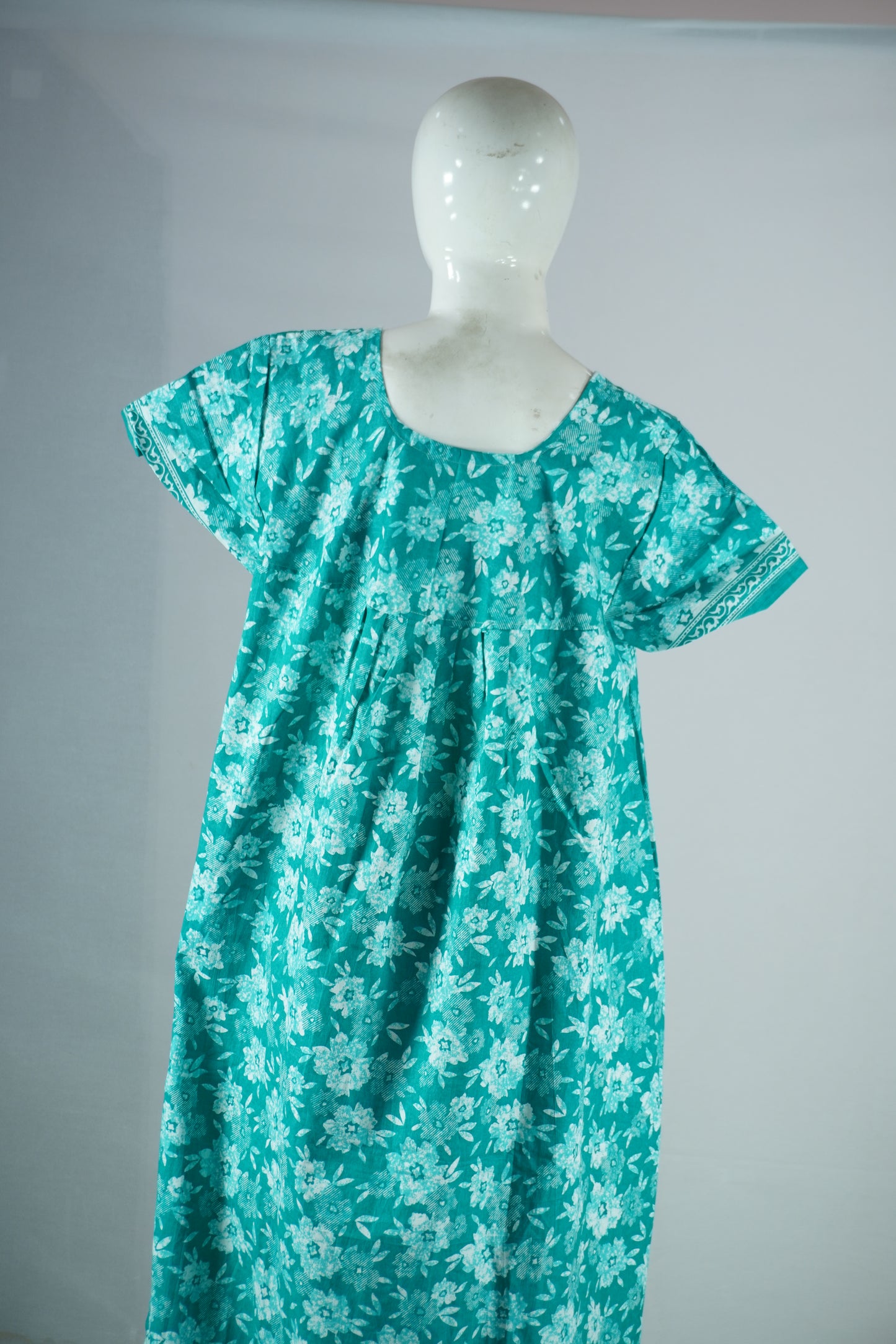 Button cotton nighty