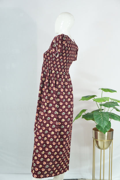 Smocking Cotton nighty