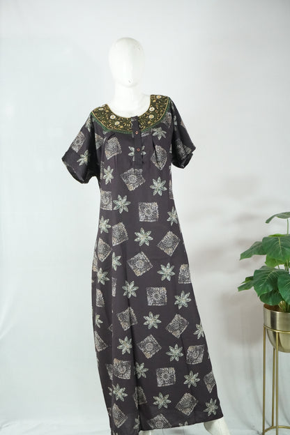 alpine embroidery nighty