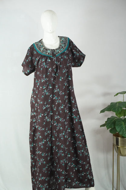 alpine embroidery nighty