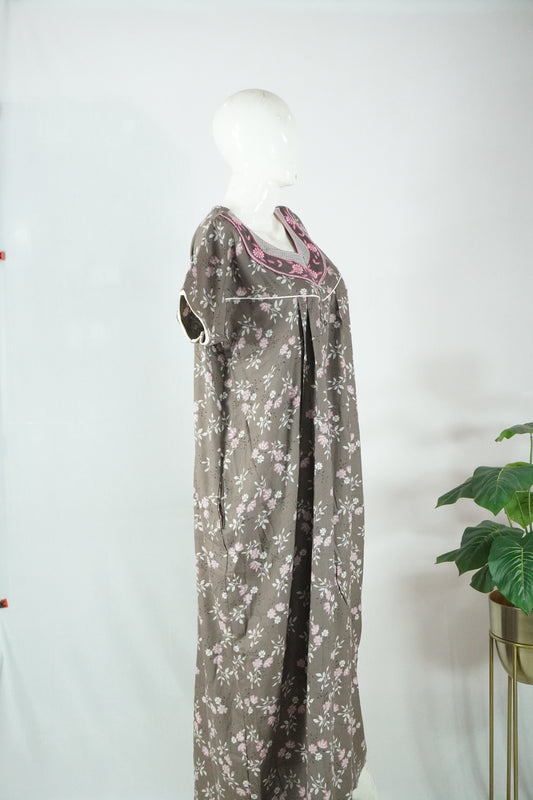 Alpine embroidery nighty